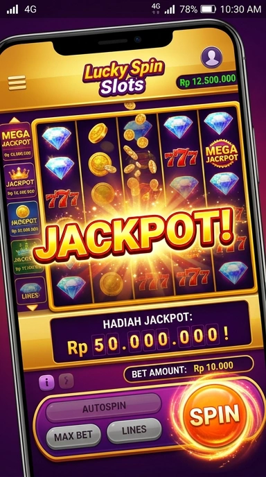 Tampilan antarmuka aplikasi rsngame yang ramah pengguna.